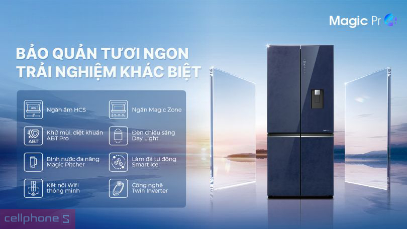 Tủ lạnh Aqua 4 cánh