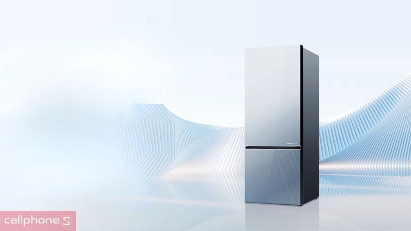 Thiết kế tủ lạnh Aqua AQR-B350MA(GM) 292 lít