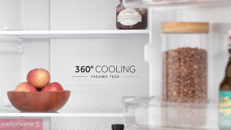 Công nghệ làm lạnh hiện đại của tủ lạnh Aqua AQR-B350MA(GM) 292 lít