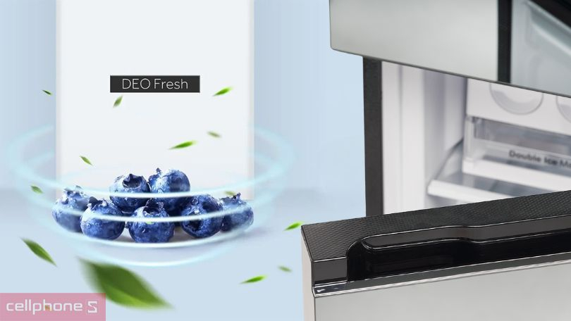 Khả năng khử mùi hiện đại của tủ lạnh Aqua AQR-B350MA(GM) 292 lít