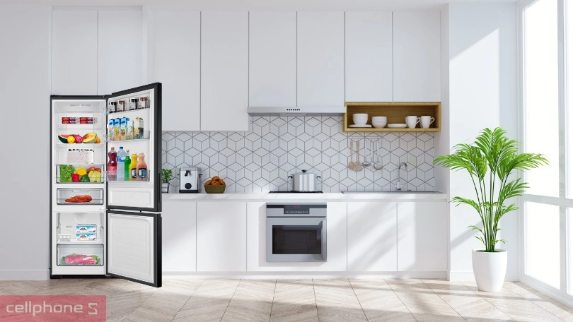 Dung tích tủ lạnh Aqua AQR-B360MA(SLB) 292 lít