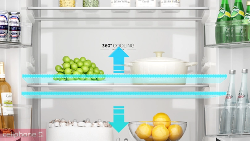 Khả năng làm lạnh trên tủ lạnh Aqua AQR-M466XA(CBC) 410 lít