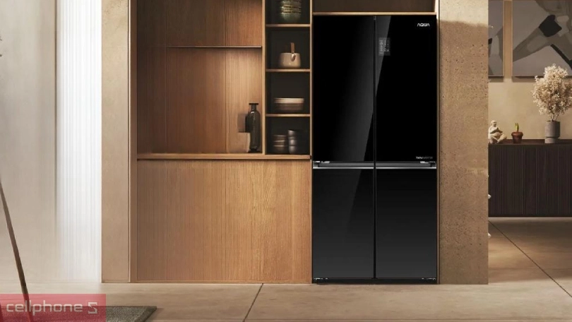 Thiết kế tủ lạnh AQUA AQR-M536XA(GB) 469 lít