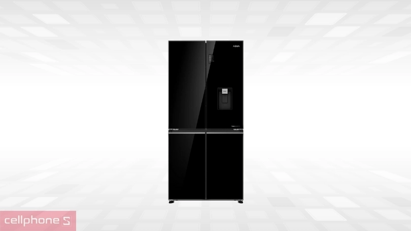 Dung tích chứa, kích thước của tủ lạnh Aqua AQR-M536XA(WGB) 469 Lít