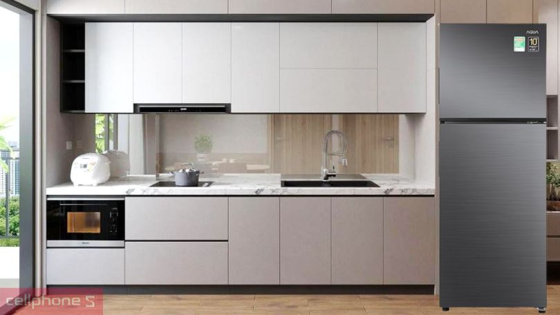 Kích thước tủ lạnh Aqua AQR-T239FA(HB) 212 lít