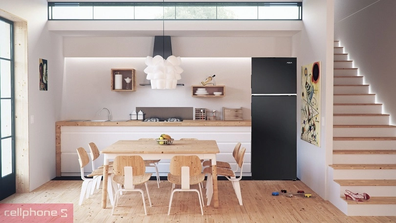 Dung tích tủ lạnh AQUA (AQR-T260FA(FB)) 236 lít