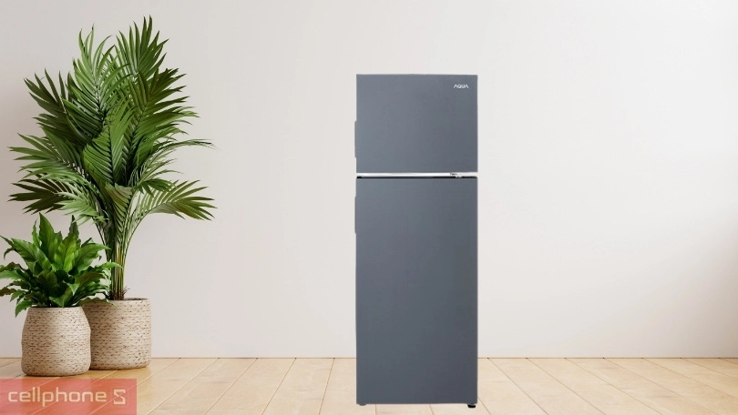 Dung tích chứa, kích thước của tủ lạnh Aqua AQR-T299FA(SL) 283 Lít