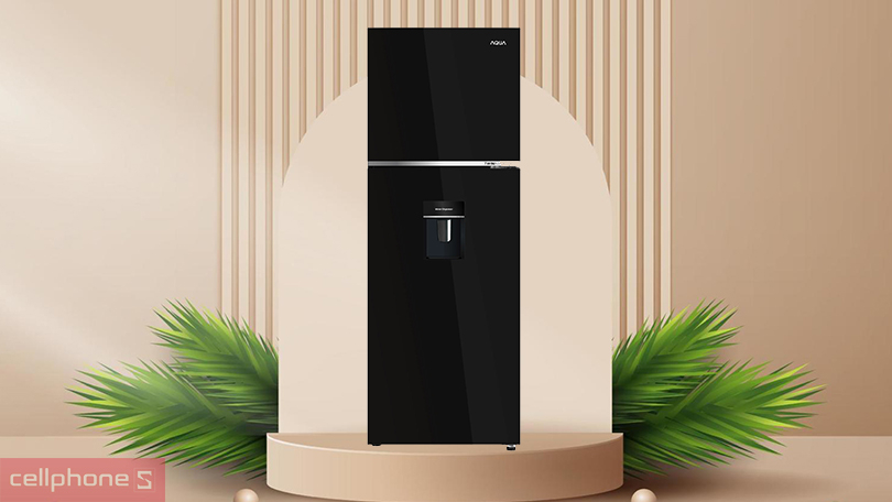 Thiết kế tủ lạnh Aqua AQR-T380FA(WGB) 328 lít