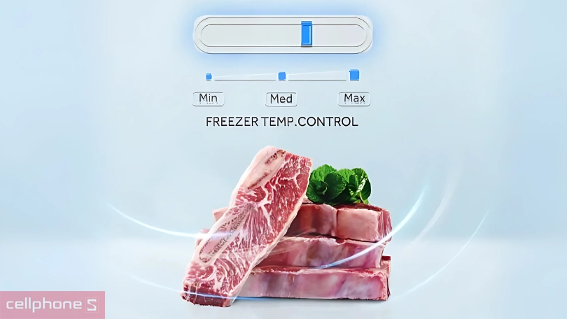 Khả năng bảo quản thực phẩm của tủ lạnh Aqua AQR-T400FA(WFB) 347 lít