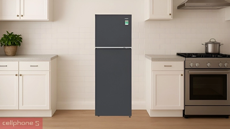 Dung tích tổng thể của tủ lạnh Aqua AQR-T410FA(SL) 358 lít