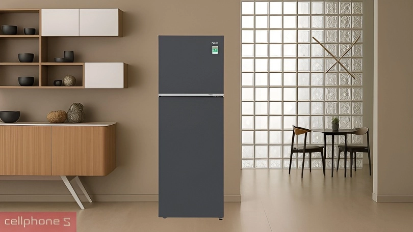 Thiết kế tủ lạnh Aqua AQR-T410FA(SL) 358 lít