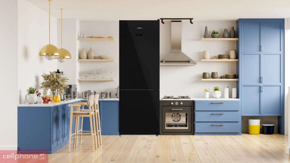 Dung tích tủ lạnh Hitachi Inverter 323 lít HRBN6340DGBKVN