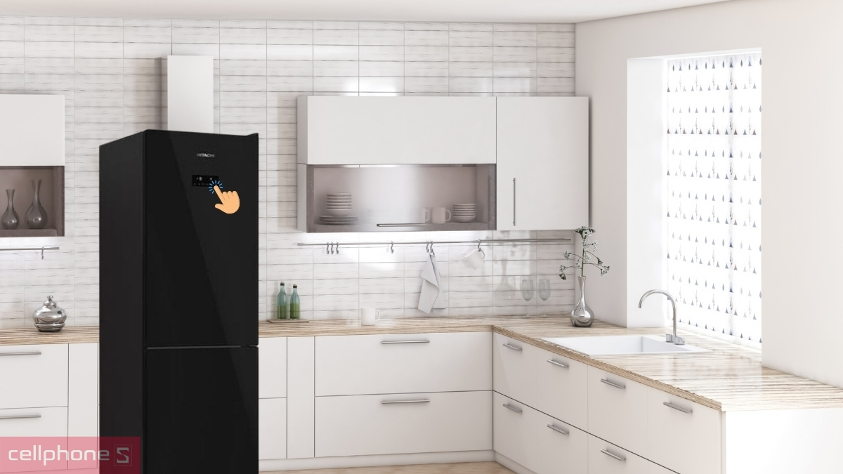 Tiện ích tủ lạnh Hitachi Inverter 323 lít HRBN6340DGBKVN