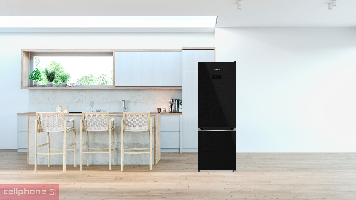 Công nghệ làm lạnh kép tủ lạnh Hitachi Inverter 323 lít HRBN6340DUVN
