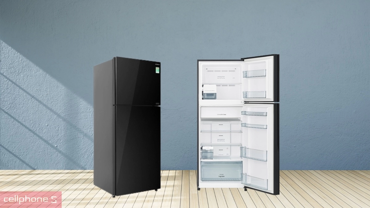 Khả năng bảo quản thực phẩm tối ưu của tủ lạnh Hitachi Inverter 349 lít R-FVY480PGV0 GBK