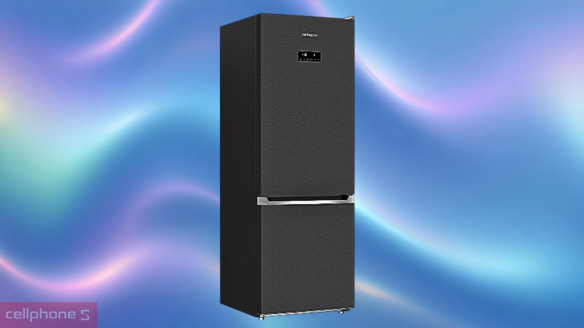 Dung tích lưu trữ rộng rãi của tủ lạnh Hitachi Inverter 396 lít R-B415EGV1