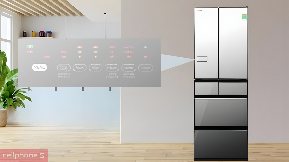 Các tiện ích hiện đại, thông minh của tủ lạnh Hitachi Inverter MultiDoor 520 lít (R-HW540RV X)