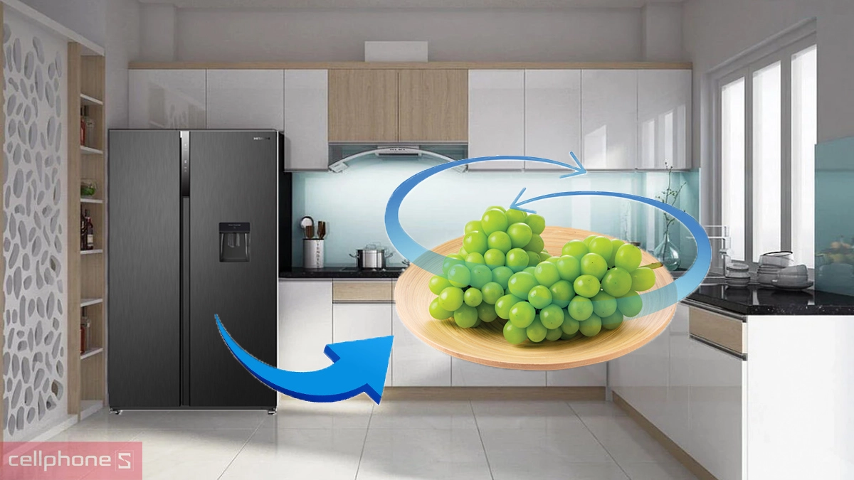 Công nghệ tủ lạnh Hitachi Inverter Side by Side 525 lít HRSN9552DWDXVN