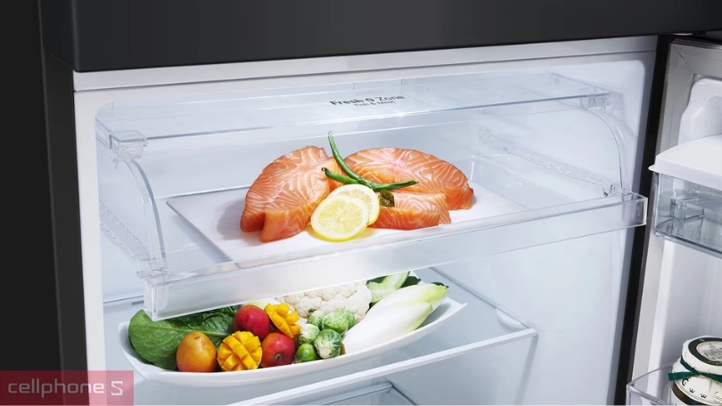 Khả năng làm lạnh ấn tượng của tủ lạnh LG Inverter LTD31BLM 314 lít