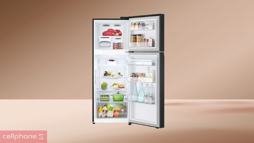 Ưu điểm bảo quản thực phẩm tươi lâu hơn của tủ lạnh LG Inverter LTD31BLM 314 lít