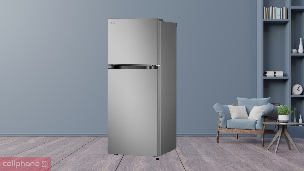 Khả năng bảo quản thực phẩn chuyên nghiệp của tDung tích cỡ vừa của tủ lạnh LG 217 Lít (LTB21SVMD)