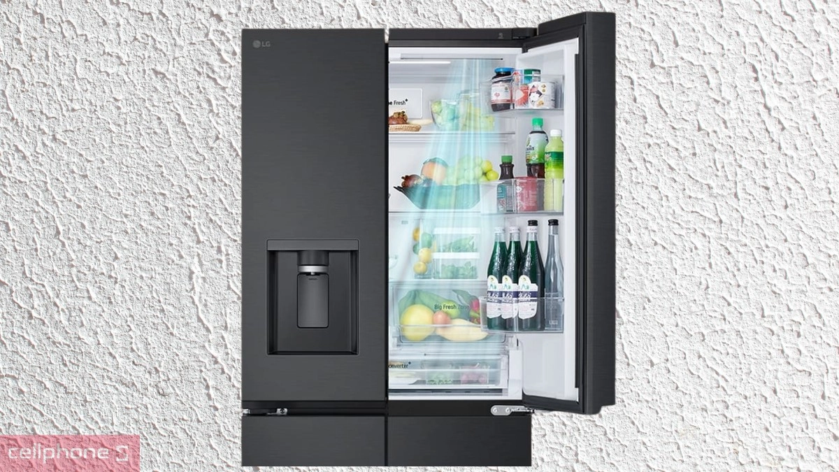 Khả năng bảo quản thực phẩm vượt trội của tủ lạnh LG Inverter 571 lít Multi Door LFD58BLMA