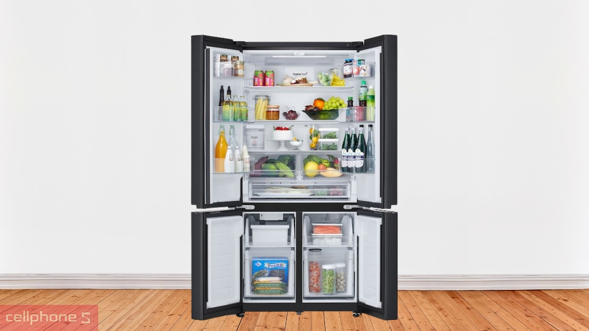 Thiết kế tủ lạnh LG Inverter 571 lít Multi Door LFD58BLMA