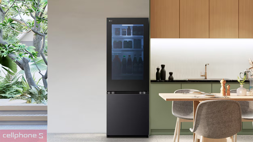 Khả năng bảo quản của tủ lạnh LG Inverter Instaview LBB33BLMAI 340 Lít