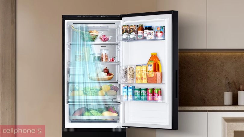 Hệ thống làm lạnh tối ưu, ổn định của tủ lạnh LG Inverter LBB33BLGA 335 lít