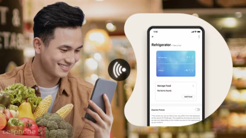 Tiện ích thông minh đi kèm của tủ lạnh LG Inverter LBB33BLGA 335 lít