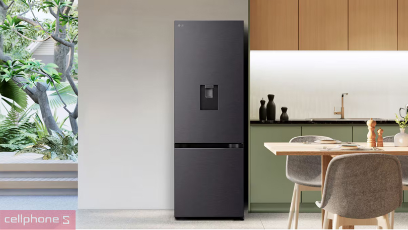 Khả năng tiết kiệm điện năng của tủ lạnh LG Inverter LBD33BLM 332 Lít