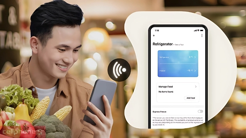 Khả năng hỗ trợ điều khiển từ xa của tủ lạnh LG Inverter LBD33BLM 332 Lít