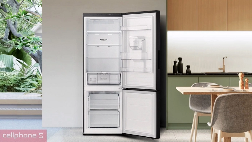 Hướng dẫn sử dụng chế độ làm sạch của tủ lạnh LG Inverter LBD33BLMA 332 lít