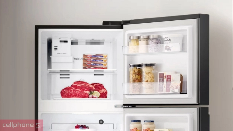 Khả năng vận hành êm ái, bảo quản thực phẩm tốt của tủ lạnh LG Inverter LTB31BLM 315 lít