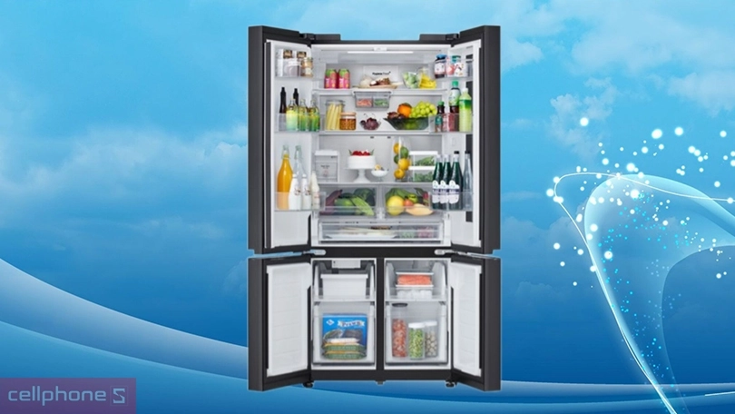 Công nghệ tích hợp trên tủ lạnh LG Inverter Multi Door Instaview LFB61BLGAI 617 lít