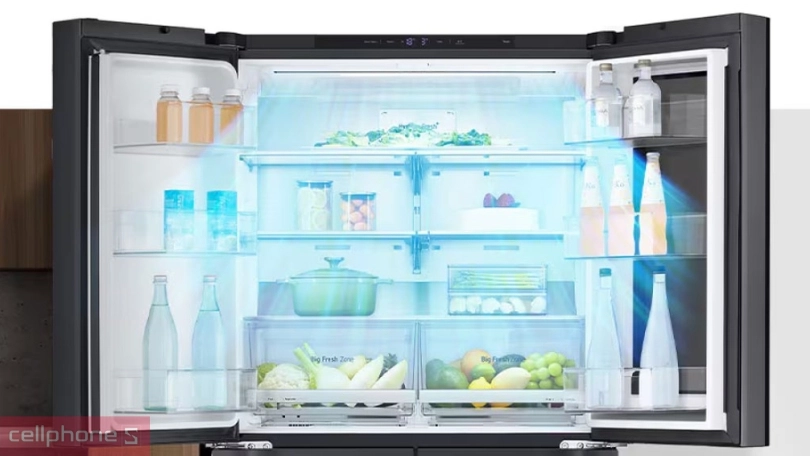 Khả năng bảo quản của tủ lạnh LG Inverter Multi Door Instaview LFB66BLMI 666 lít