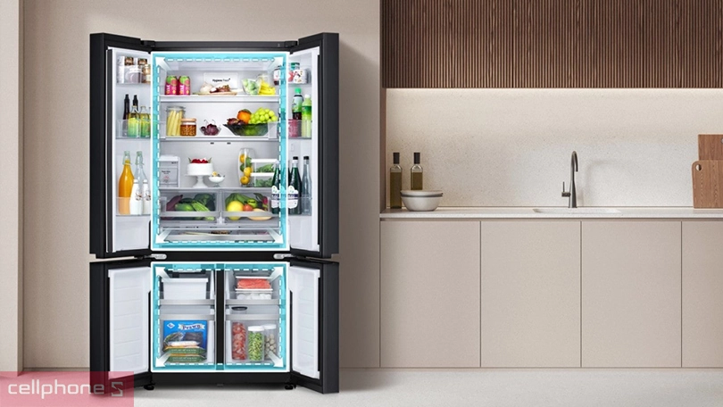 Vì sao nên mua tủ lạnh LG Inverter Multi Door Instaview LFD61BLGAI 617 lít