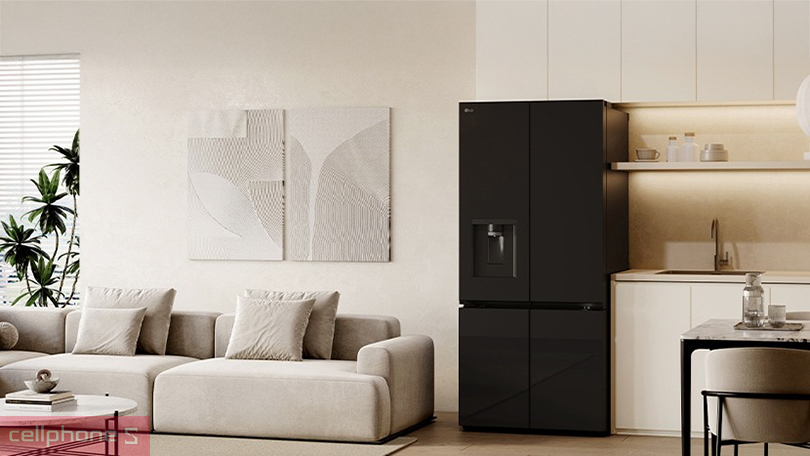 Thiết kế, dung tích tủ lạnh LG Inverter Multi Door Instaview LFD61BLGAI 617 lít