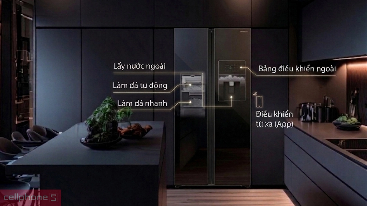 Phân loại tủ lạnh Panasonic theo tiện ích đi kèm