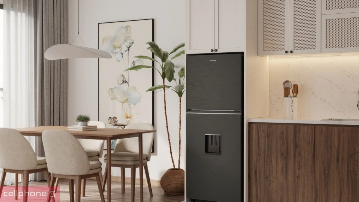 Thiết kế tủ lạnh Panasonic Inverter 265 lít NR-TV301GVKV