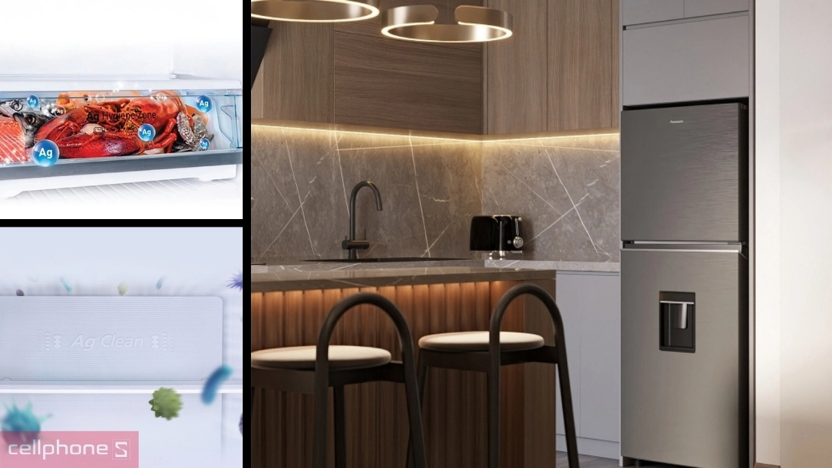 Công nghệ làm lạnh tủ lạnh Panasonic Inverter 265 lít NR-TV301GVKV