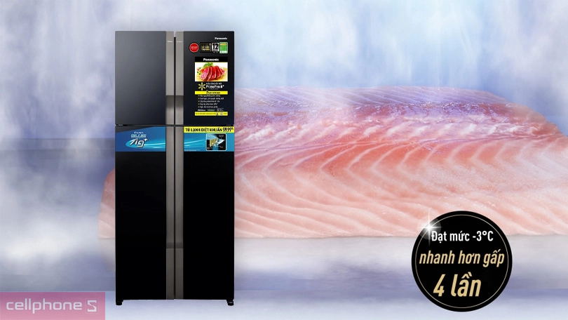 Công nghệ làm lạnh của tủ lạnh Panasonic Inverter Multi Door NR-DZ601VGKV