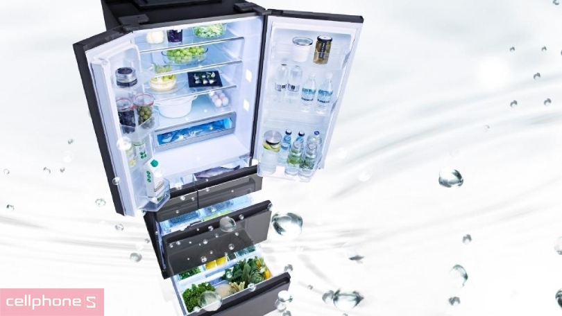 Thiết kế tủ lạnh Panasonic Inverter Multi Door NR-F603GT-X2 589 lít