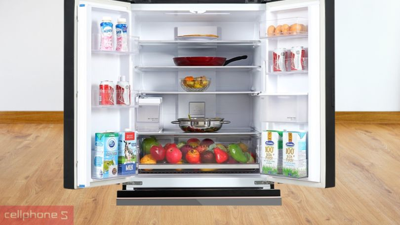 Điện năng tiêu thụ của tủ lạnh Panasonic Inverter Multi Door NR-YW590YMMV 540 lít