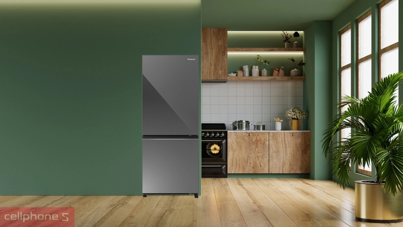 Thiết kế tủ lạnh Panasonic Inverter NR-BV281BGMV 255 lít