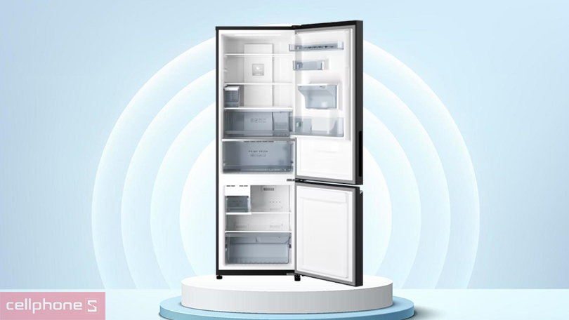 Điện năng tiêu thụ của tủ lạnh Panasonic Inverter NR-BV361WGKV 325 lít