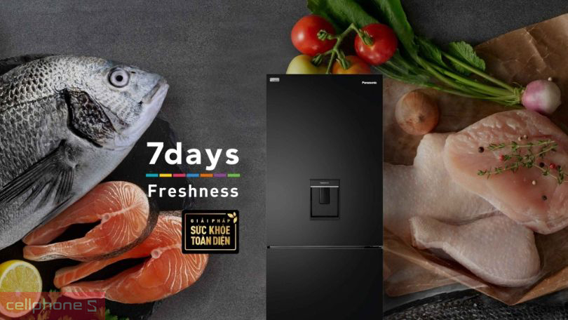 Khả năng kiểm soát nhiệt, tiết kiệm điện của tủ lạnh Panasonic Inverter NR-BX421GPKV 377 Lít