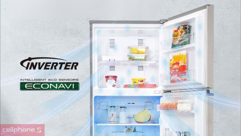 Điện năng tiêu thụ của tủ lạnh Panasonic Inverter NR-TV261APSV 234 lít