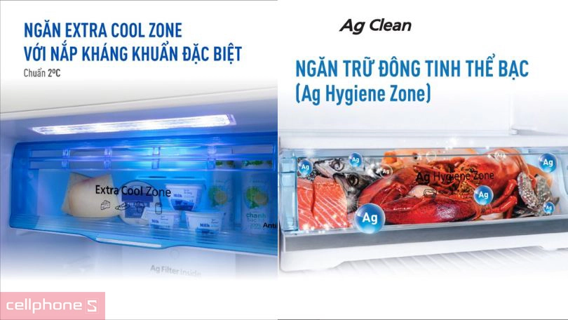 Công nghệ bảo quản thực phẩm của tủ lạnh Panasonic Inverter NR-TV301VGMV 268 Lít