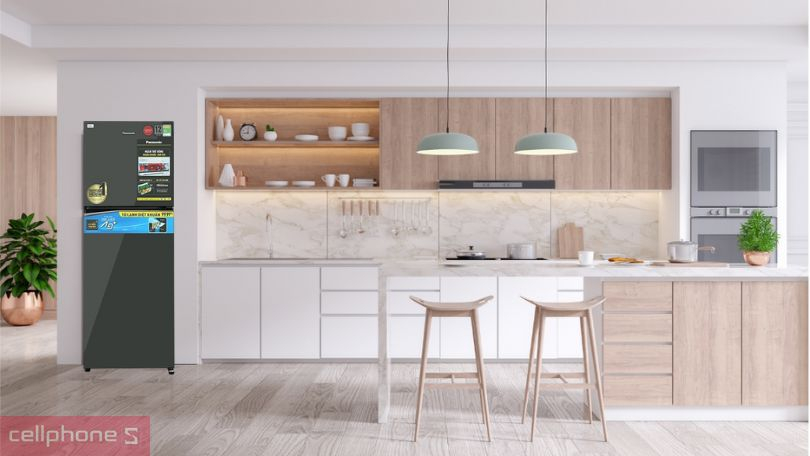 Thiết kế tủ lạnh Panasonic Inverter NR-TV341VGMV 306 lít